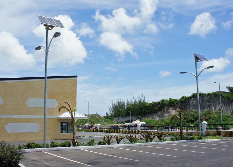 solar street lights parking lot lighting